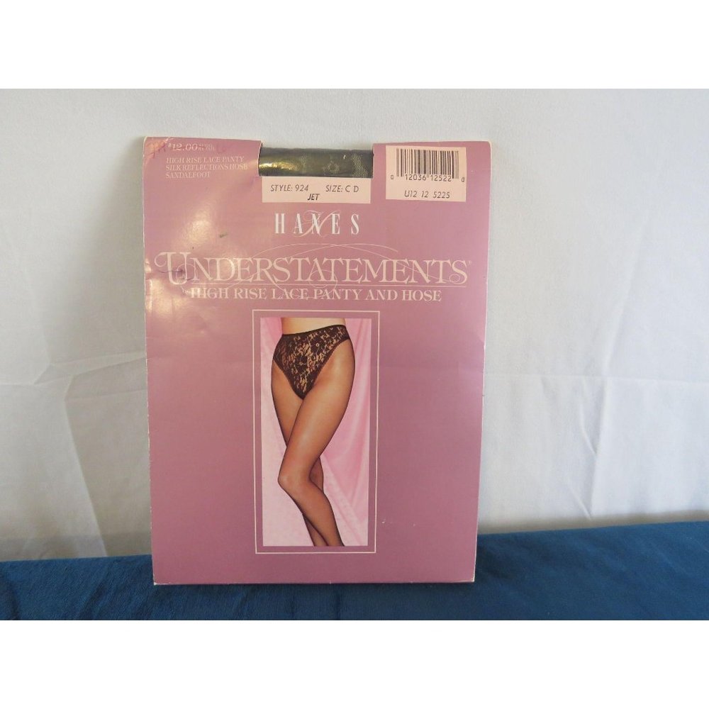 VTG Hanes Under Statement High Rise Lace Panty and